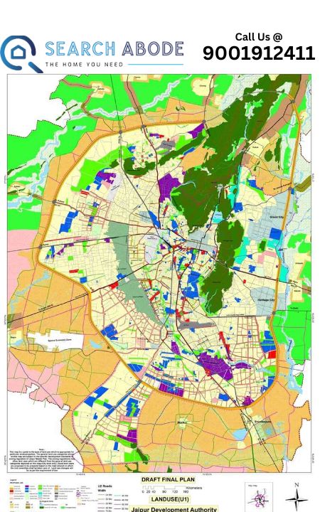 Jaipur Development Authority (JDA) 2025 Master Plan [UPDATED]: Map, Land Utilisation, Etc 